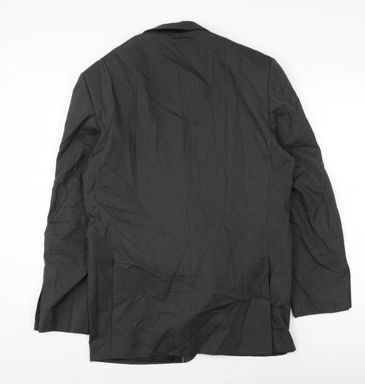 Burton Mens Grey Jacket Size 44 Button