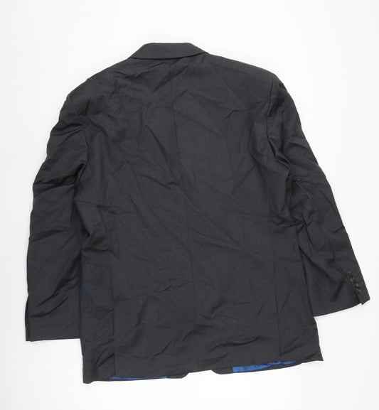 Berwin & Berwin. Mens Grey Jacket Size 44 Button