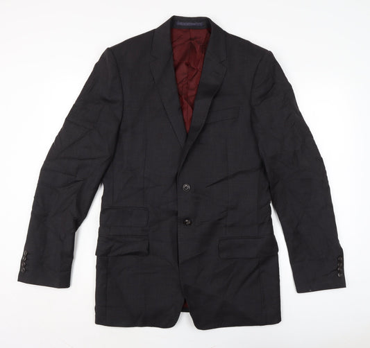 Marks & Spencer Mens Grey Jacket Size 38 Button