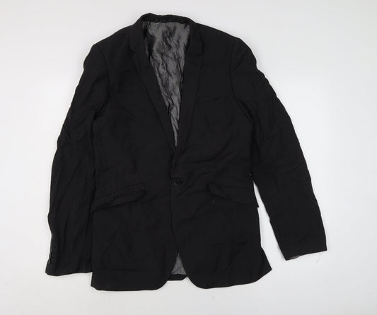 ONESIX5IVE5ive Mens Grey Jacket Size M Button