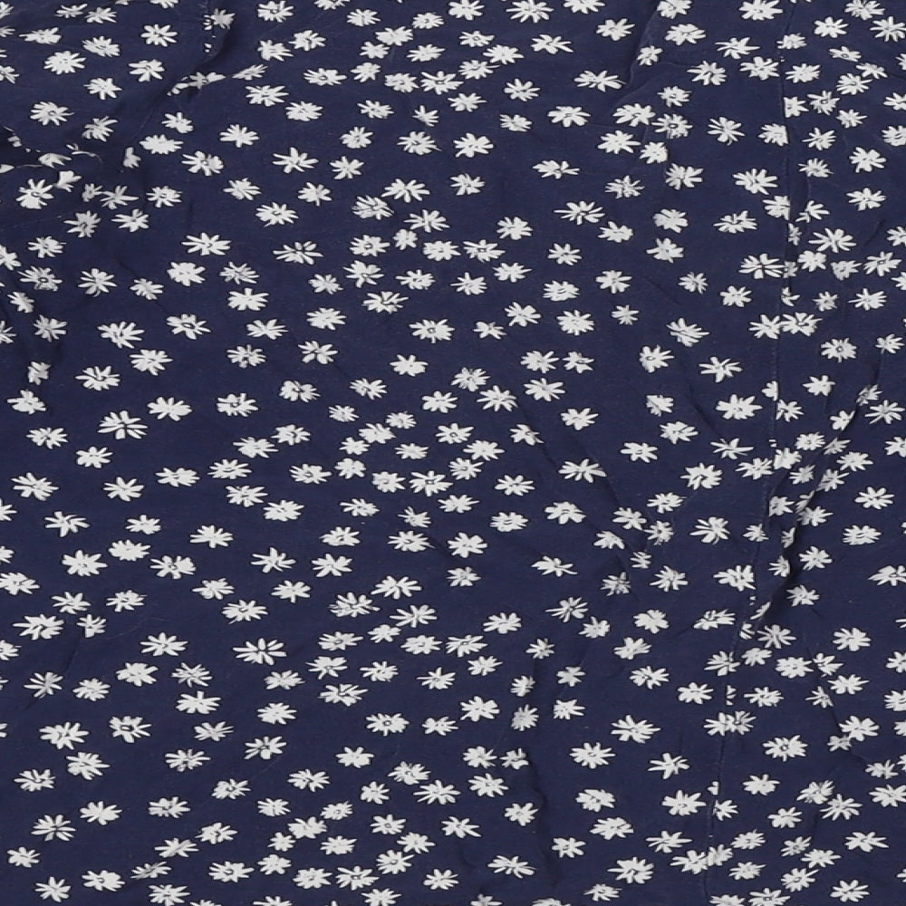 Womens UK Size L Gap Blue Viscose Blouse