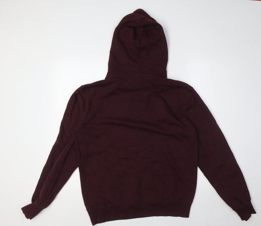 Divided by H&M Mens Red Cotton Pullover Hoodie Size S