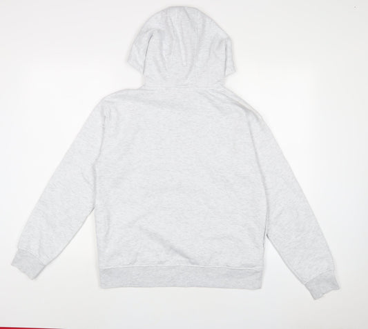 DISNEY' Womens Grey Cotton Pullover Hoodie Size XS Pullover