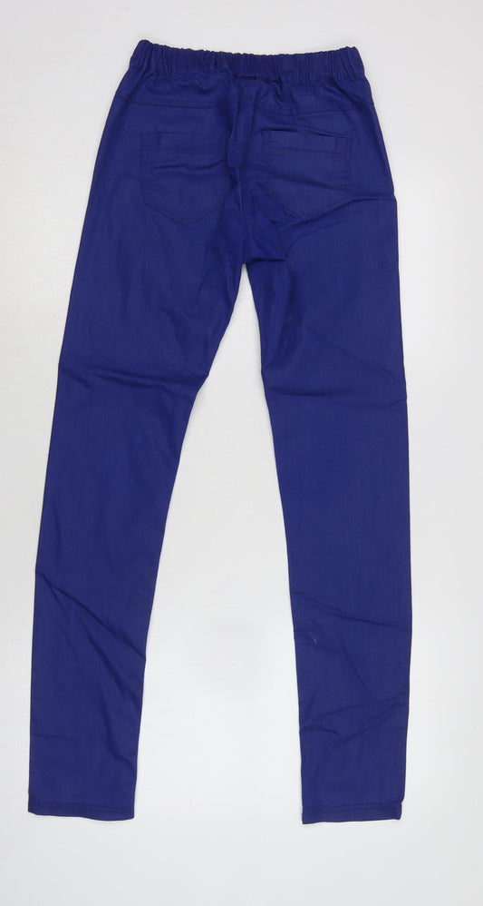 D-XEL Womens Black Cotton Blend Tapered Jeans Size 26 in L30 in Extra-Slim Zip