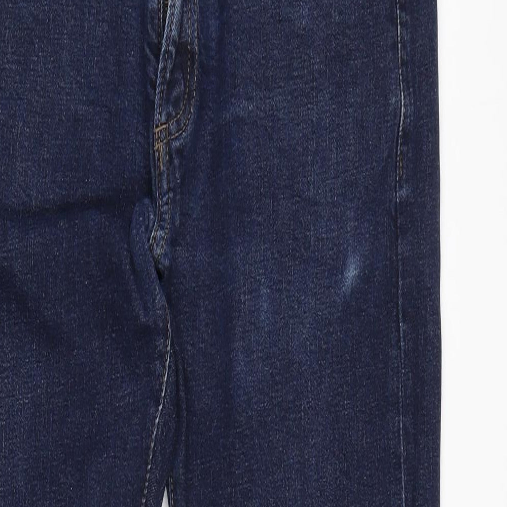 Gap Mens Blue Cotton Blend Straight Jeans Size 30 in L27 in Regular Zip