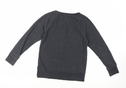 Sportique Womens Grey Cotton Pullover Sweatshirt Size S Pullover - Boston