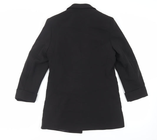 New Look Womens Black Jacket Blazer Size 8 - Open