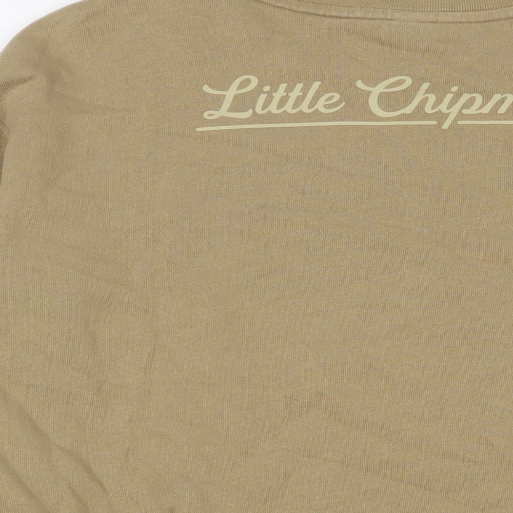 Disney Womens Brown Cotton Pullover Sweatshirt Size M Pullover