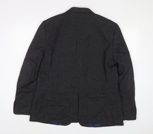 Marks and Spencer Mens Grey Wool Jacket Suit Jacket Size 44 Regular