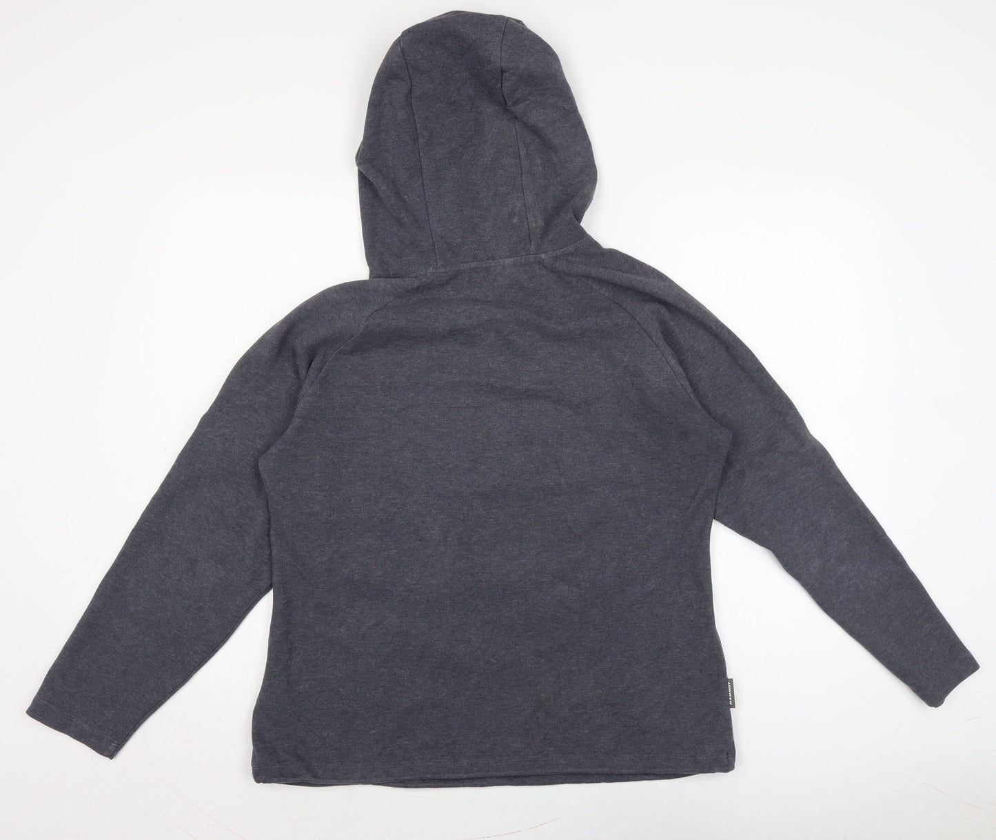 Mammut Womens Grey Cotton Pullover Hoodie Size L