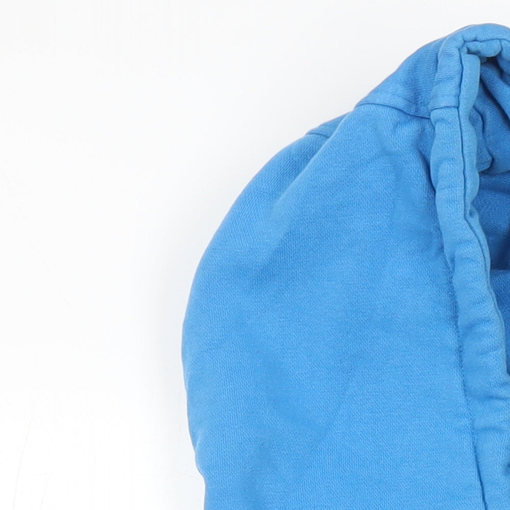 Crosshatch Womens Blue Cotton Pullover Hoodie Size S