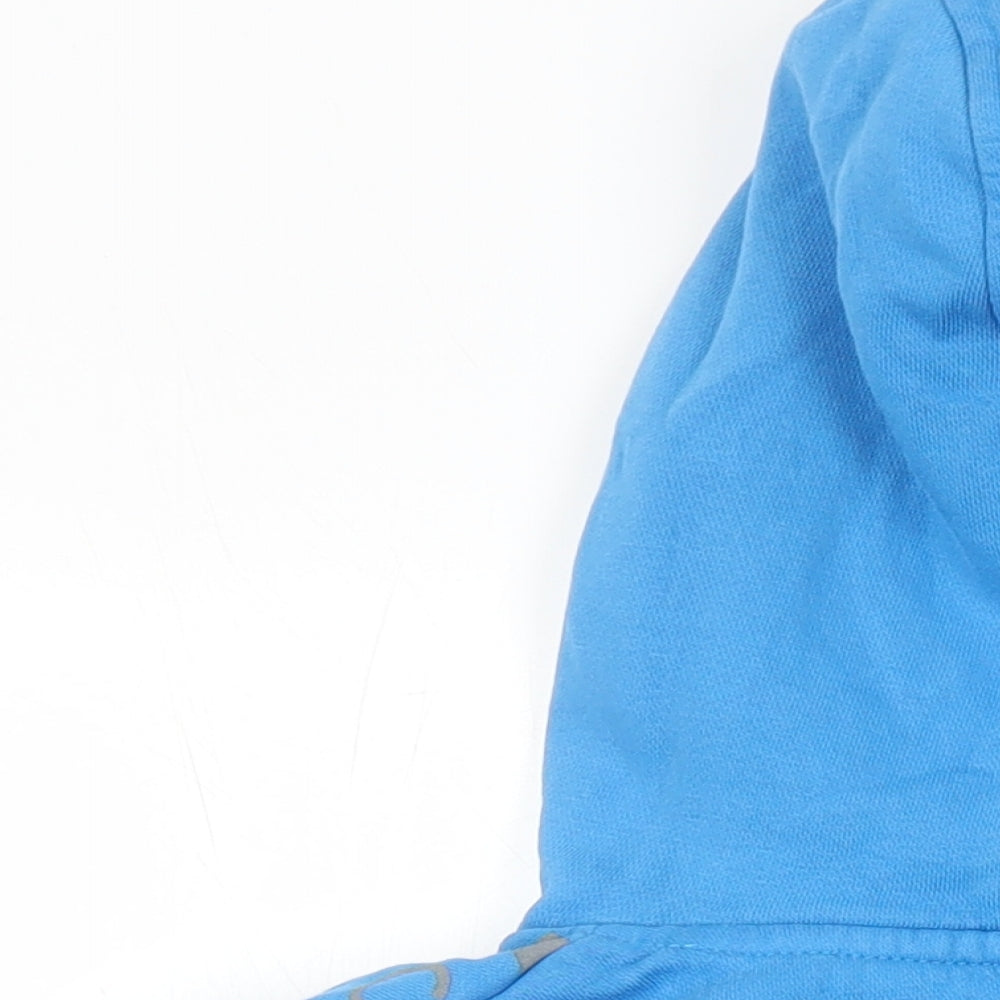 Crosshatch Womens Blue Cotton Pullover Hoodie Size S