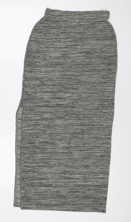 Selected Womens Grey Viscose Maxi Skirt Size XS
