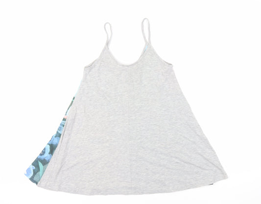 Disney Womens Grey Polyester Camisole Tank Size 6 Scoop Neck - Alice in Wonderland