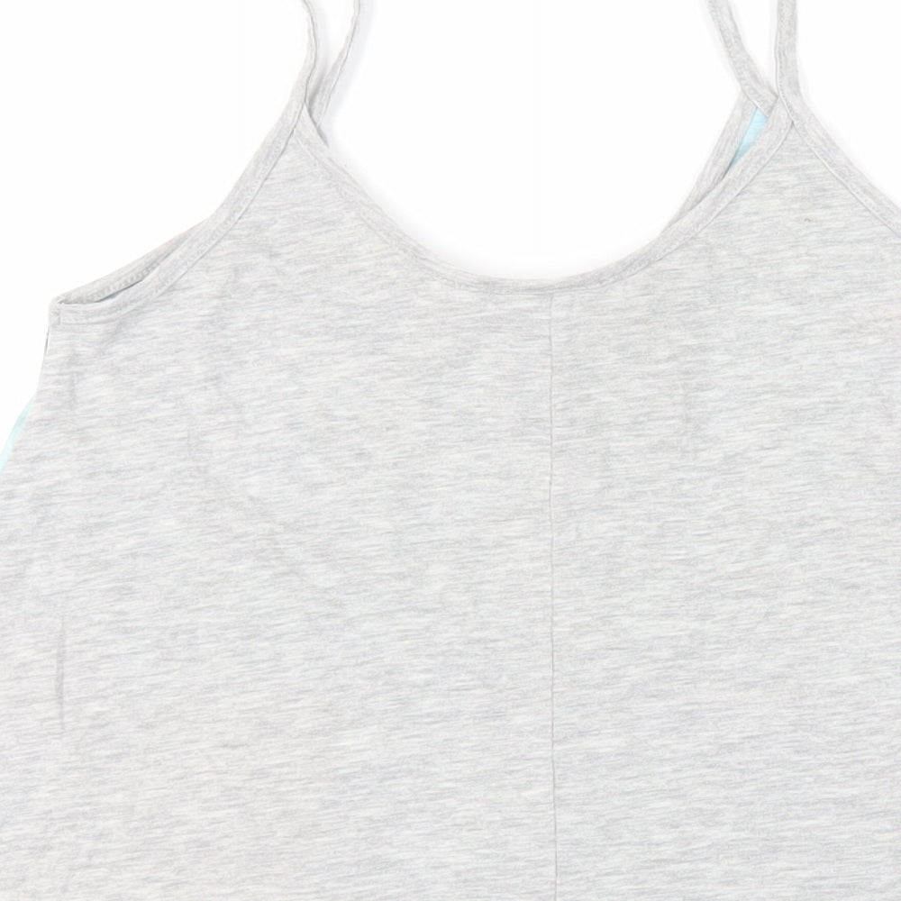 Disney Womens Grey Polyester Camisole Tank Size 6 Scoop Neck - Alice in Wonderland