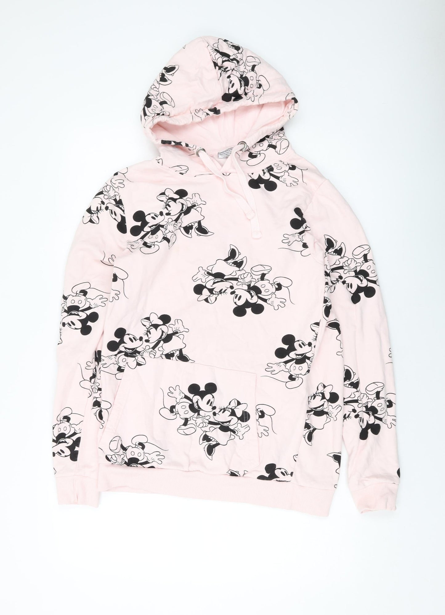 Disney Womens Gold Cotton Pullover Hoodie Size 12 Pullover - Mickey Mouse