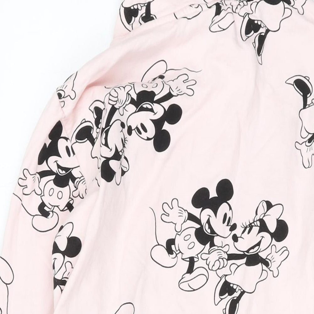 Disney Womens Gold Cotton Pullover Hoodie Size 12 Pullover - Mickey Mouse