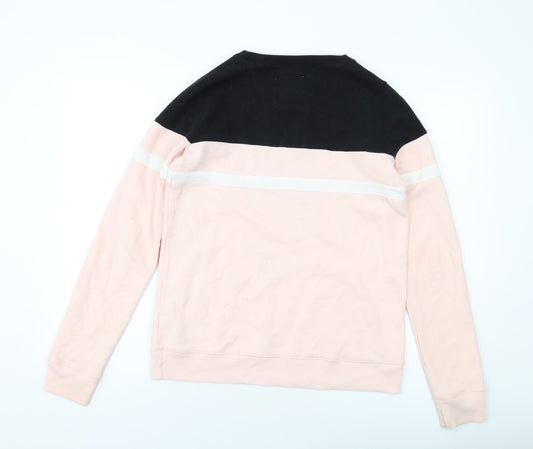 Hollister Womens Pink Cotton Pullover Sweatshirt Size XS Pullover