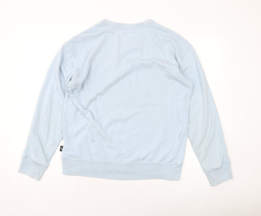 Hollister Womens Blue Cotton Pullover Sweatshirt Size M Pullover