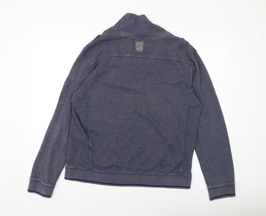 NEXT Mens Blue Cotton Pullover Sweatshirt Size XL