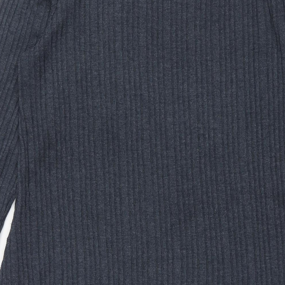 Marks and Spencer Womens Blue Polyester Shift Size 12 Round Neck Pullover