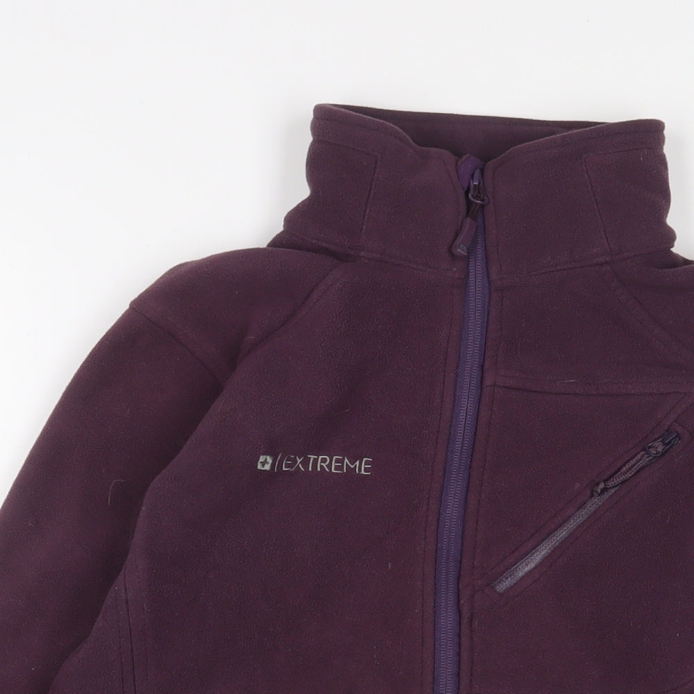 mountain ware' Womens Purple Jacket Size 10 Zip - Zip Pockets