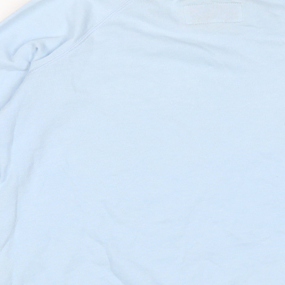 Jack Wills Womens Blue Cotton Pullover Sweatshirt Size 8 Pullover