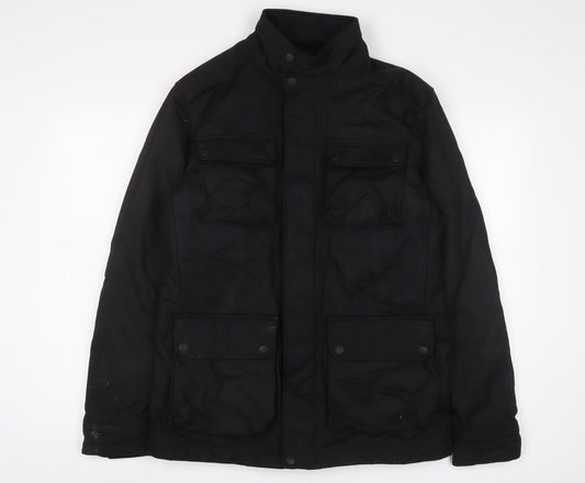 Marks & Spencer Mens Black Jacket Size S Zip