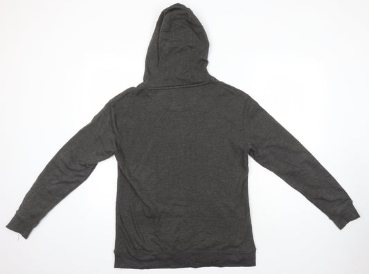 Lane Seven Womens Grey Cotton Pullover Hoodie Size L