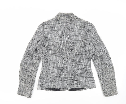 BHS Womens Grey Jacket Blazer Size 12 Button