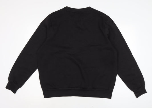 Slazenger Mens Black Cotton Pullover Sweatshirt Size L