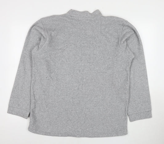 Hawkshead Mens Grey Polyester Pullover Sweatshirt Size M