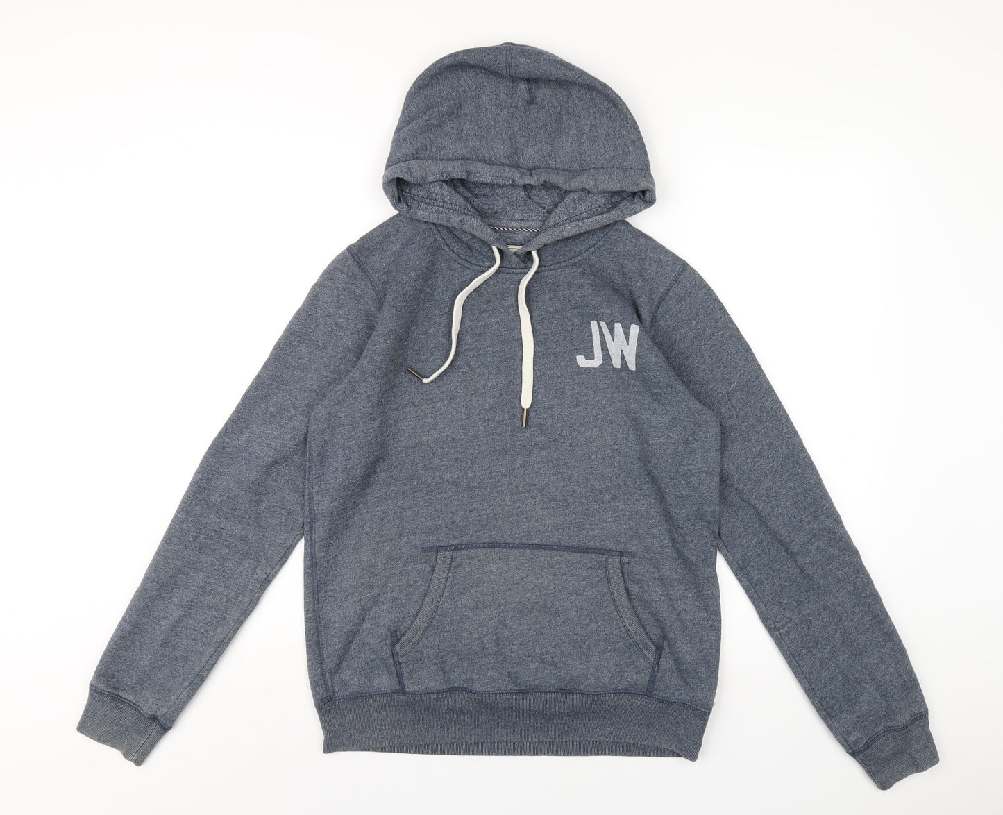 Jack Wills Womens Blue Cotton Pullover Hoodie Size 12 Pullover
