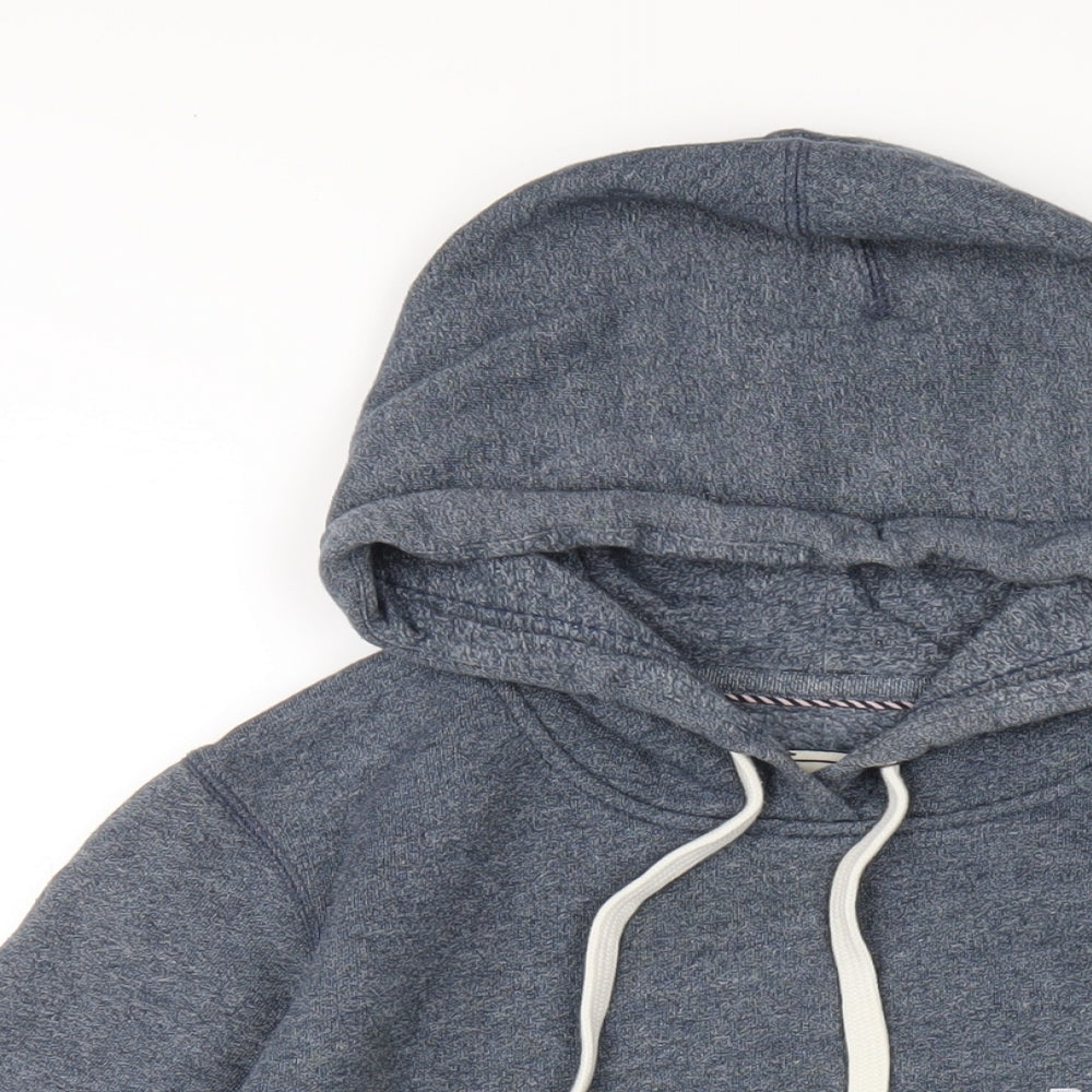 Jack Wills Womens Blue Cotton Pullover Hoodie Size 12 Pullover