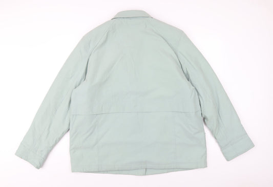 EWM Womens Green Jacket Coat Size 20 Button