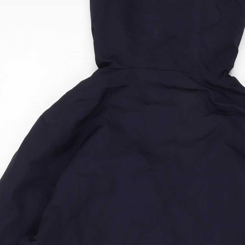 Per Una Womens Blue Jacket Size 12 Zip