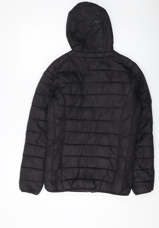 ellesse Womens Black Puffer Jacket Jacket Size 8 Zip