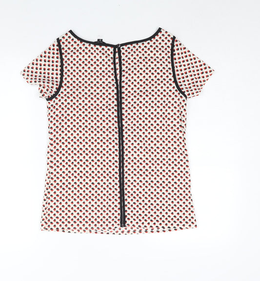 Womens UK Size 8 Therapy Multicoloured Polyester Blouse