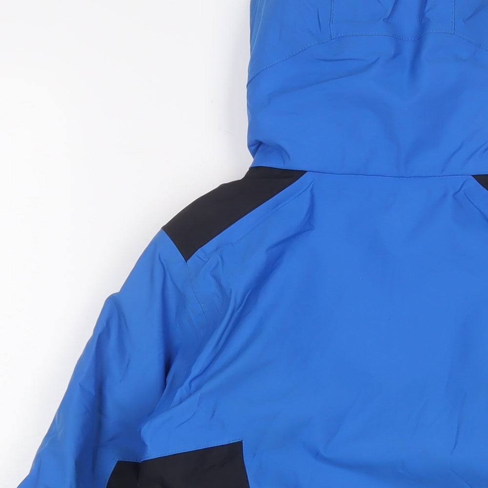 Wedze Boys Blue Basic Coat Coat Size 6 Years Zip - Zip Pockets