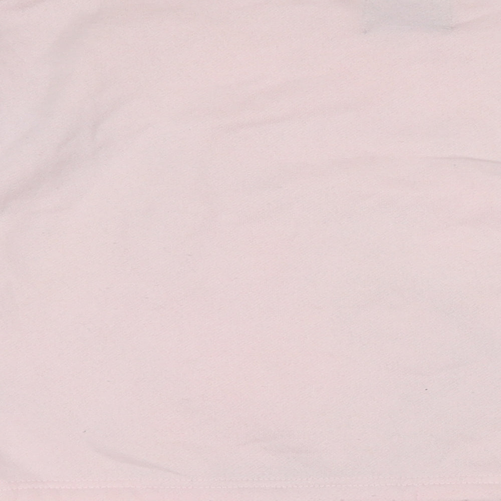 Disney Womens Pink Cotton Pullover Sweatshirt Size XS