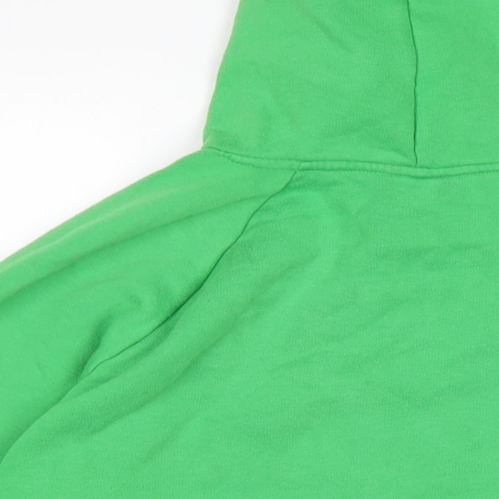 Mens UK L Regular Slazenger Green Pullover Hoodie