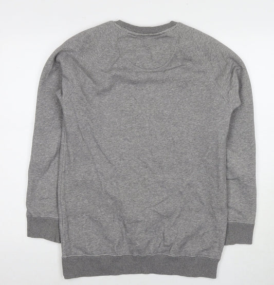 West Wind Mens Grey Cotton Pullover Hoodie Size S - Surf Shop