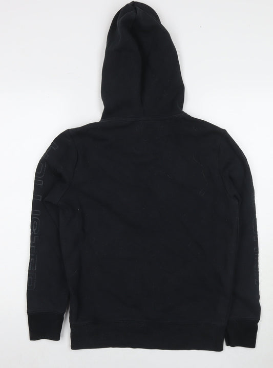 Hollister Mens Black Cotton Pullover Hoodie Size XS