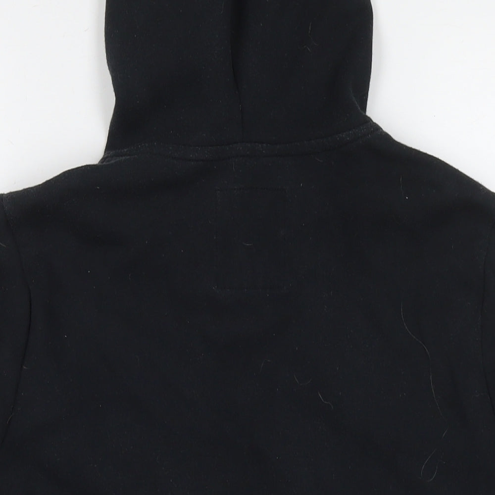 Hollister Mens Black Cotton Pullover Hoodie Size XS