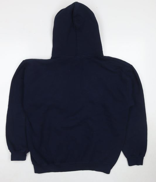 Gotkeys Mens Blue Cotton Pullover Hoodie Size M - Cannon