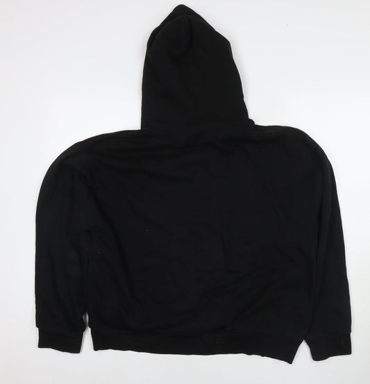 Bershka Mens Black Cotton Pullover Hoodie Size M - Lot