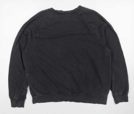 acdc Womens Grey Cotton Pullover Sweatshirt Size 6 Pullover - AC/DC 1978 Tour