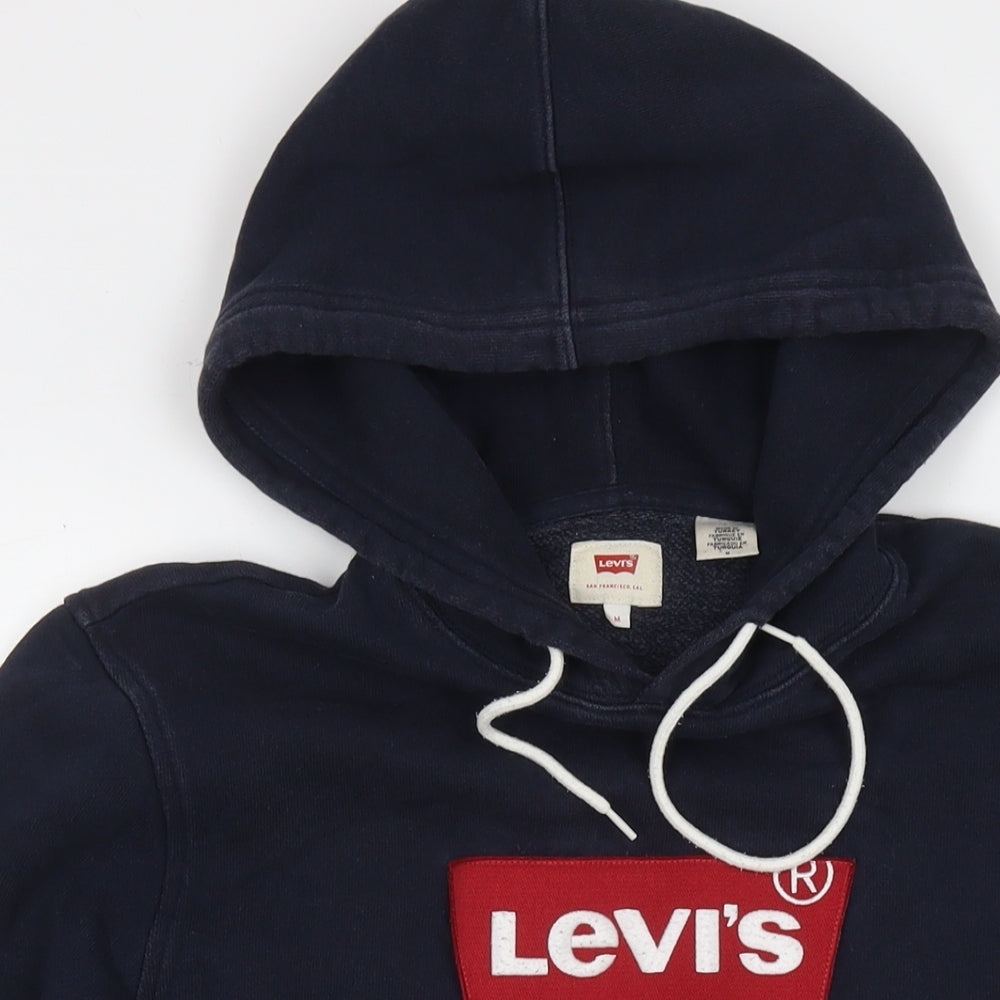 Levi's Mens Blue Cotton Pullover Sweatshirt Size M