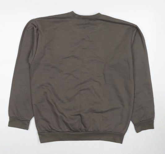 PRETTYLITTLETHING Womens Beige Cotton Pullover Sweatshirt Size S Pullover