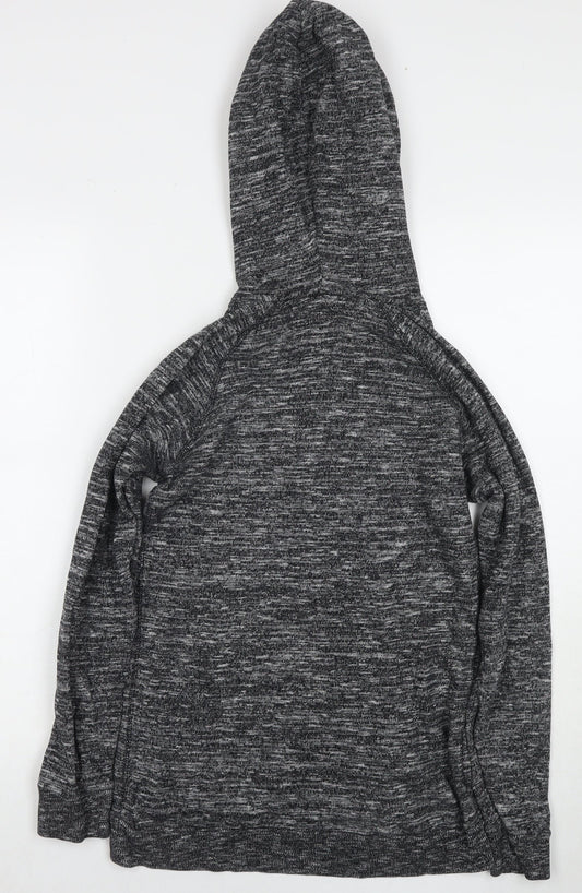 Jack Wills Womens Grey Cotton Pullover Hoodie Size 6 Pullover